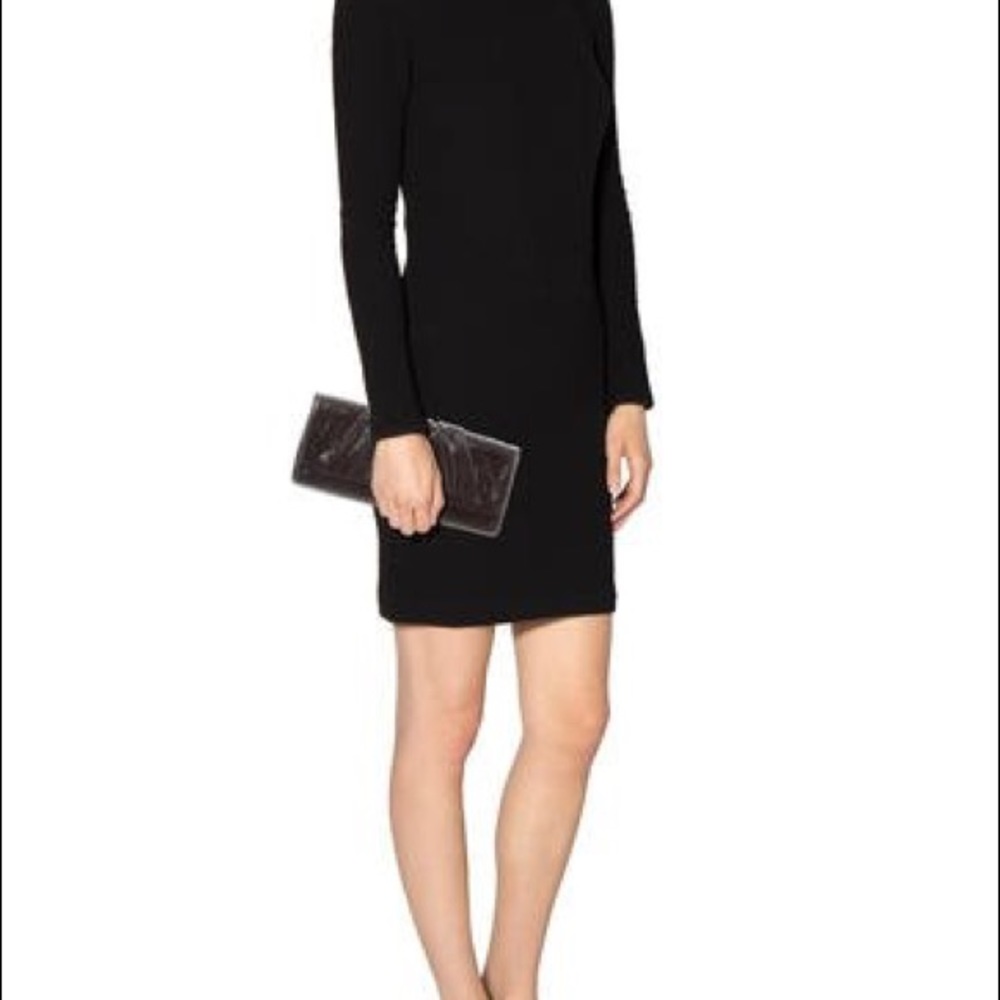 Lauren Merkin black embossed clutch